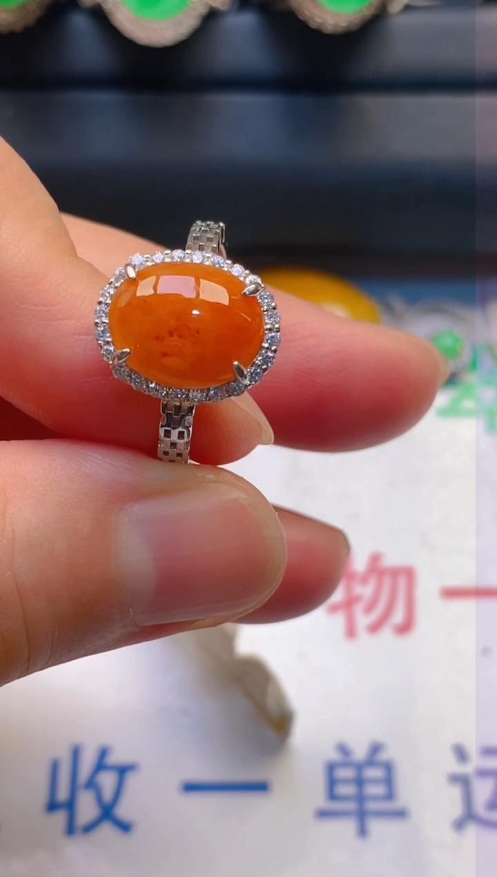 【闪购商品】翡翠耳饰银S925镶嵌天然A货翡翠1