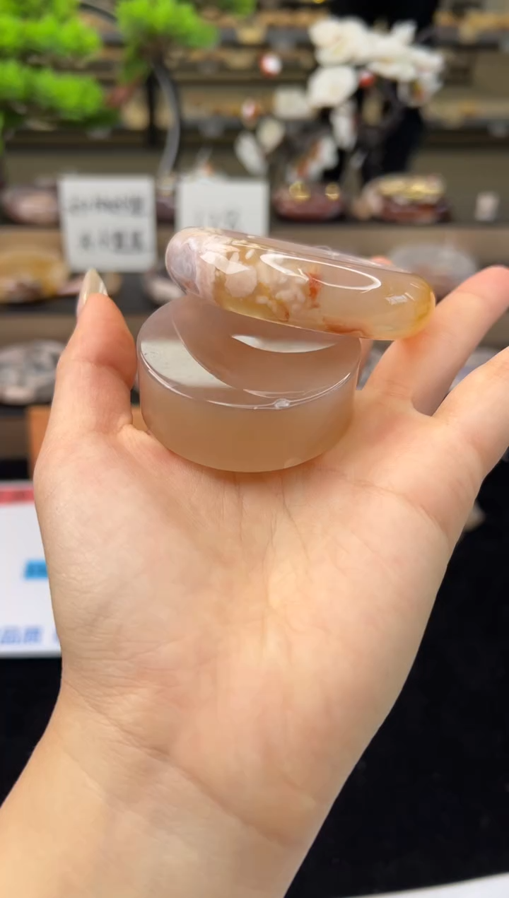 【闪购商品】石英质玉手镯未镶嵌52圈口（赠送镯心）13008