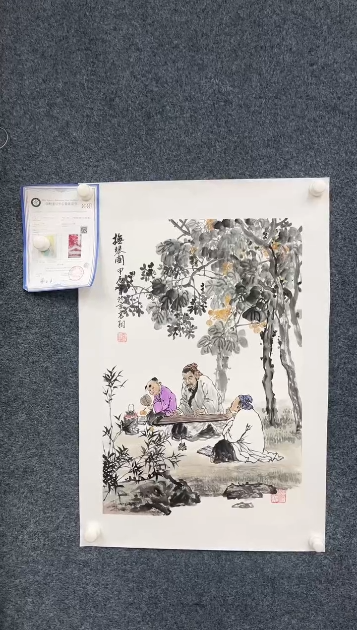 【闪购商品】国画2.1-艺术-冯高翔-四尺三开人物-03