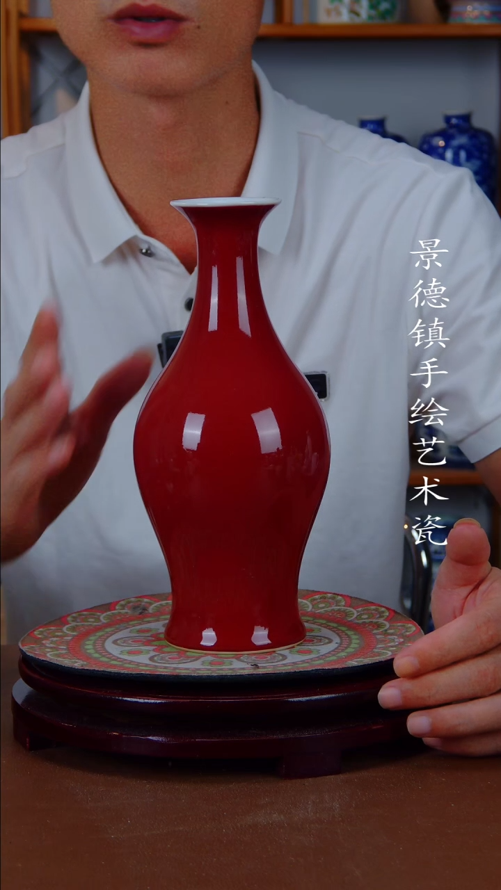 现代景德镇手工手绘陶瓷摆件11