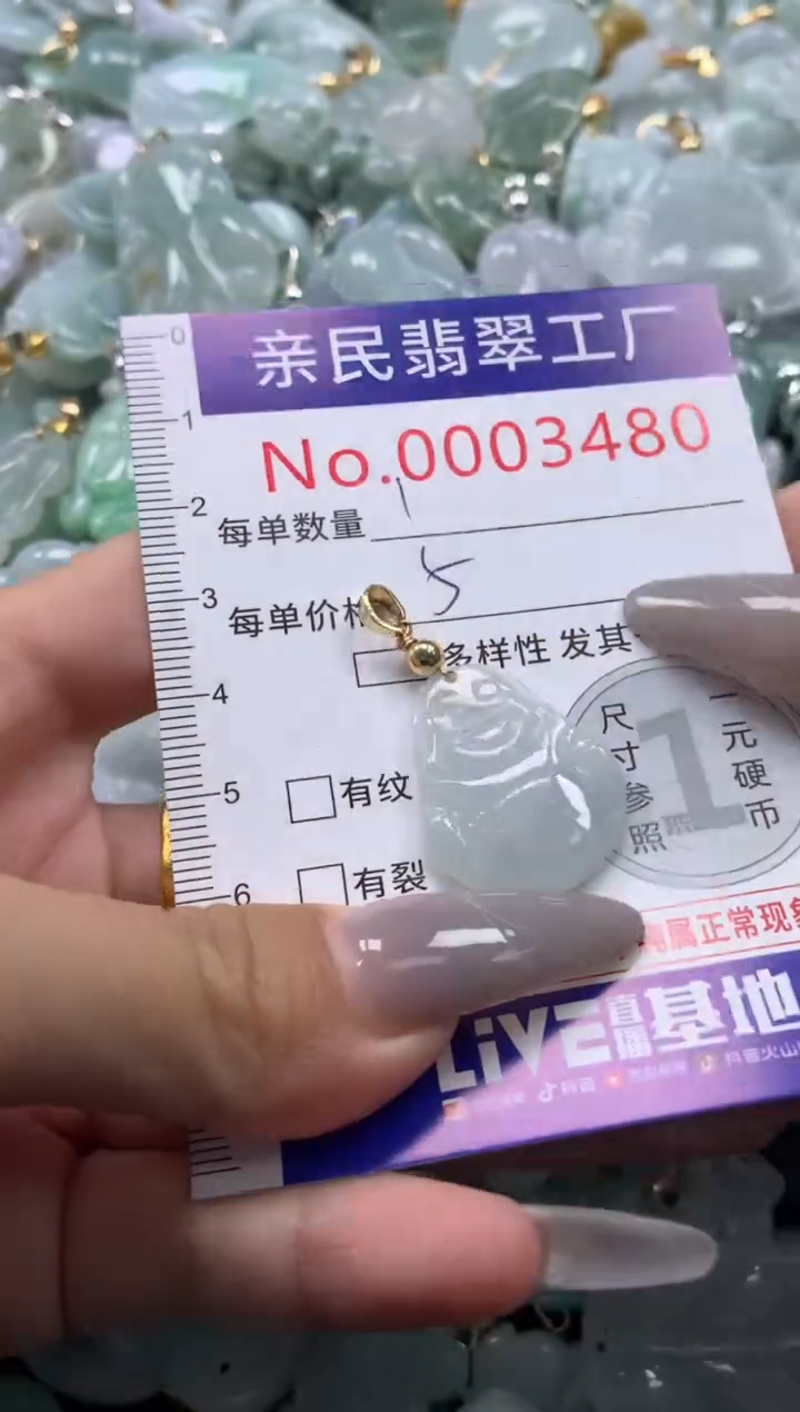 颈饰未镶嵌翡翠3480