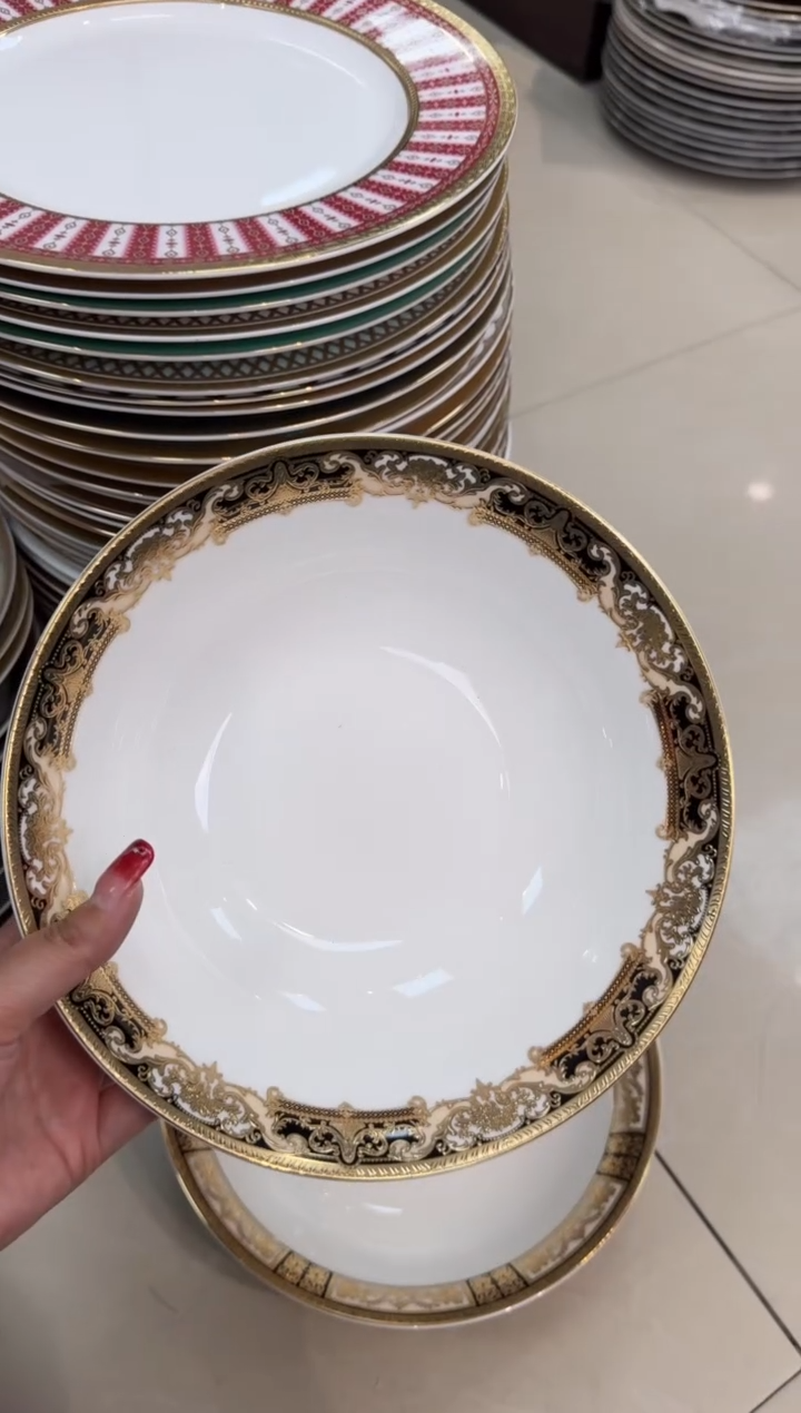 【闪购商品】瓷片9英寸汤碗福利款