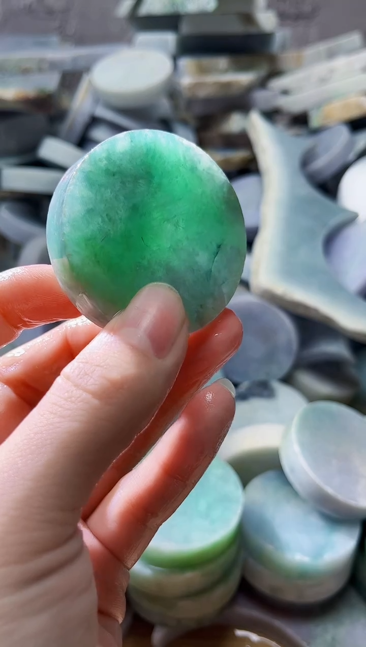 裸石翡翠天然翡翠A货A玉 南 476