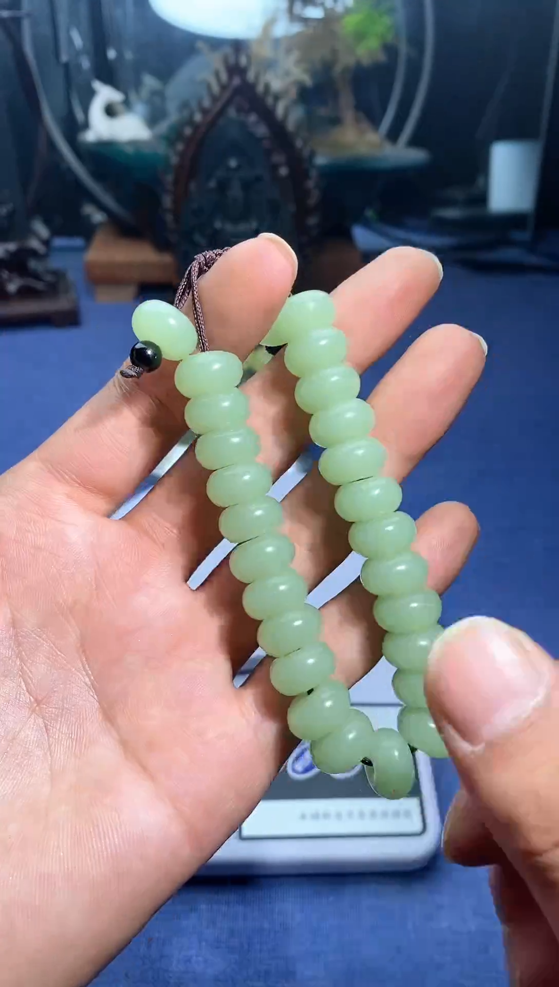 【闪购商品】和田玉手串未镶嵌算盘手串