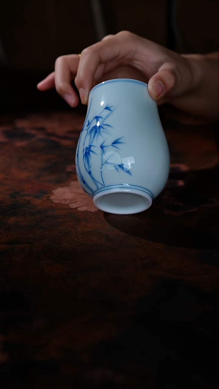 无墨竹茶道筒11111