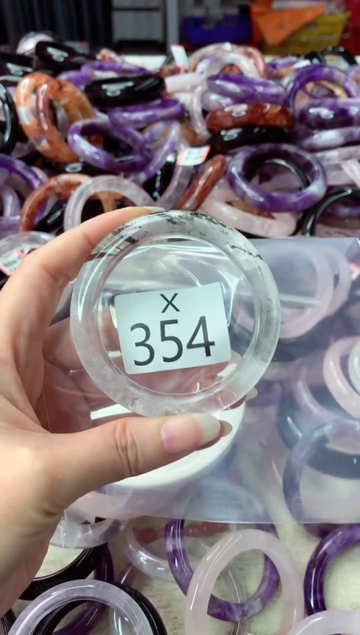 未镶嵌手镯水晶X354-56