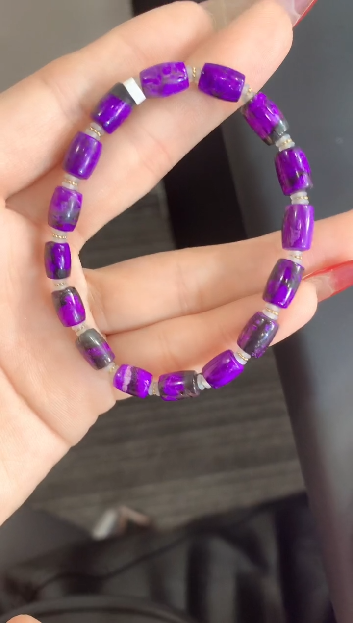 【闪购商品】苏纪石（舒俱来）.18K金镶嵌舒俱来手串