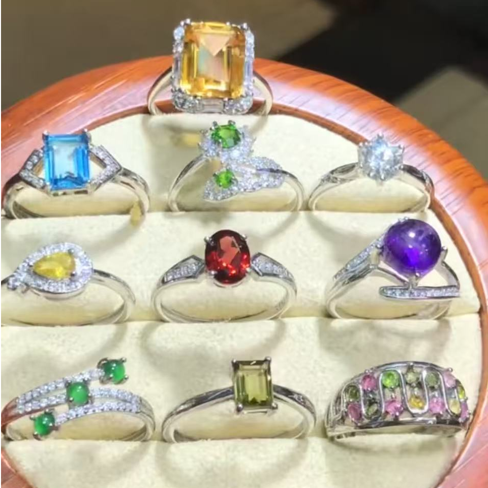 水晶饰品DIY合金开口可调简约轻奢时尚百搭新款