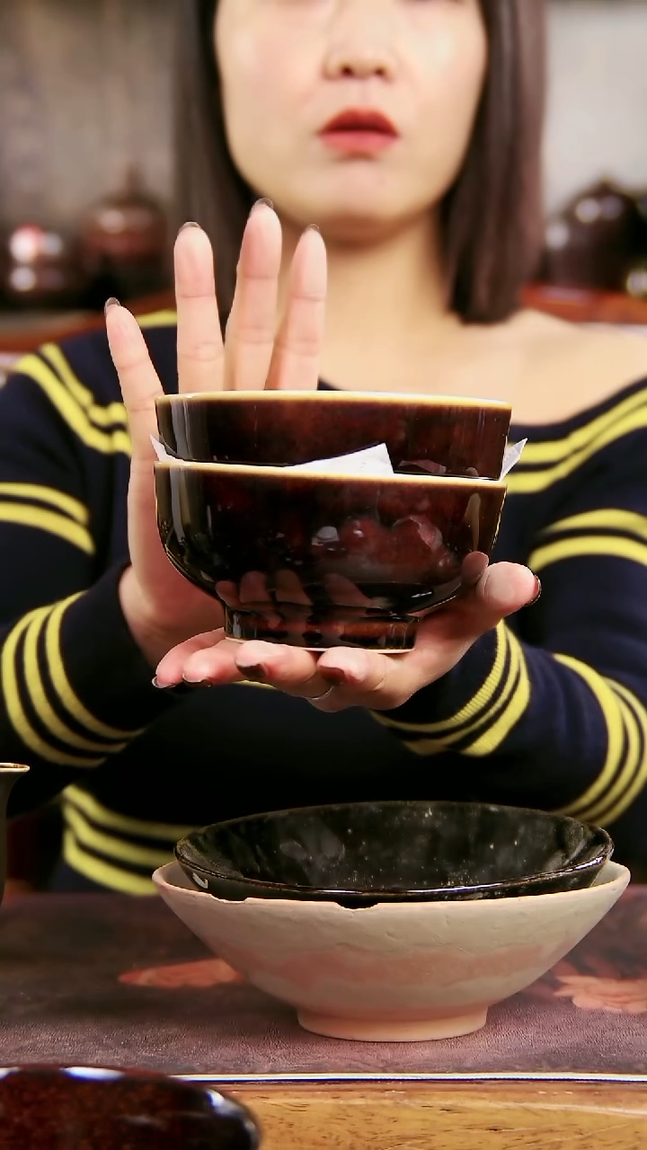 圆*缘新品窑变色 的碗拍一发二