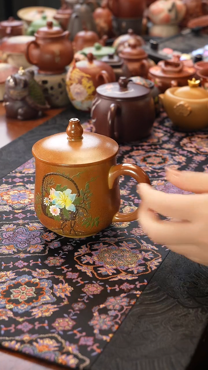 茶壶紫砂段泥柴烧盖杯