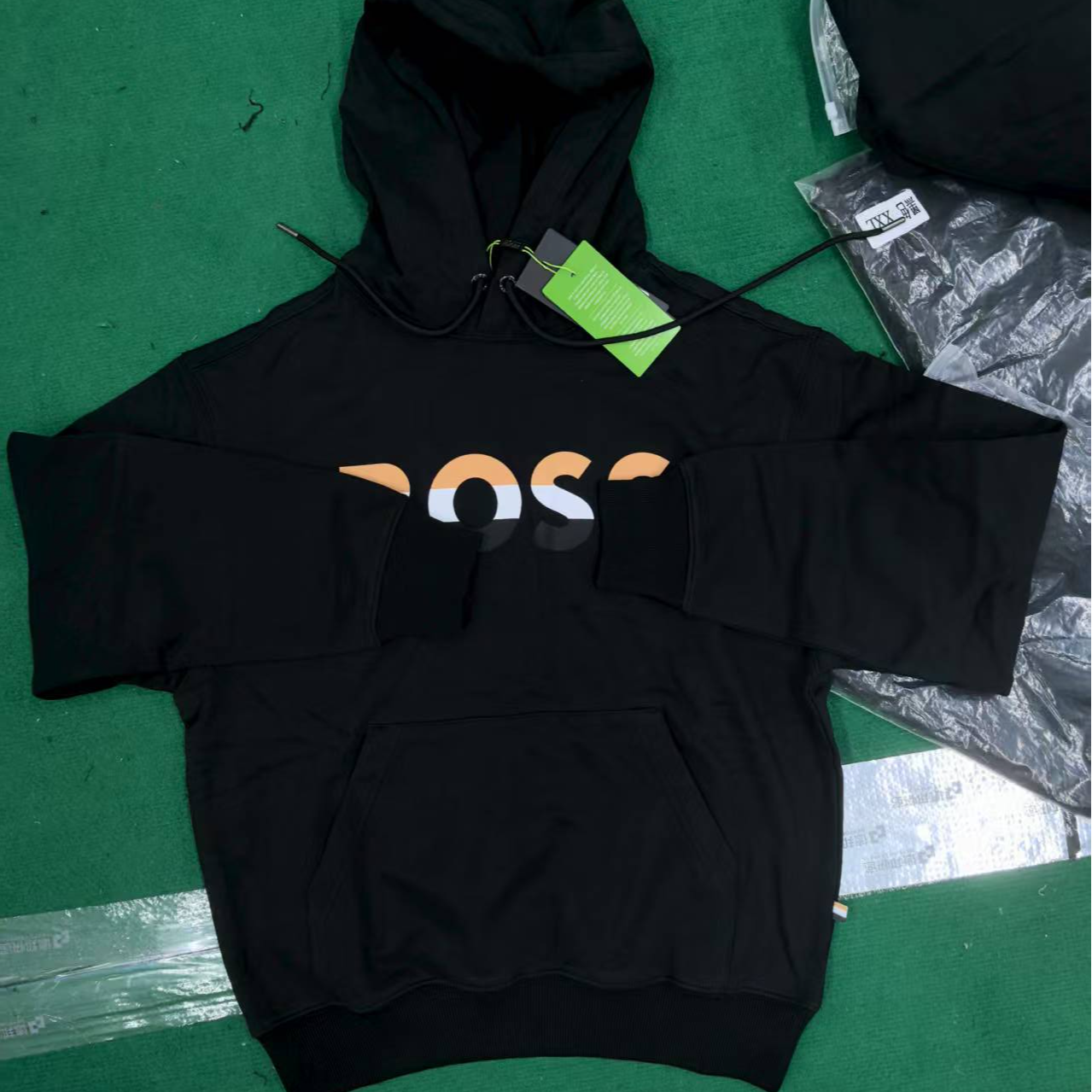 LB男士印花时尚宽松套头卫衣