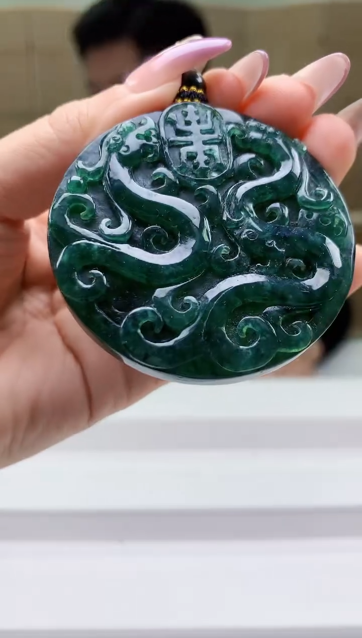 【闪购商品】定制翡翠未镶嵌4917ty-毛货挂件154