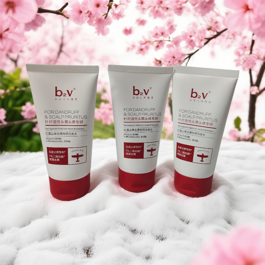 红藻专研止痒去屑洗发水旅行装深层清洁柔顺头发二硫化硒洗发水