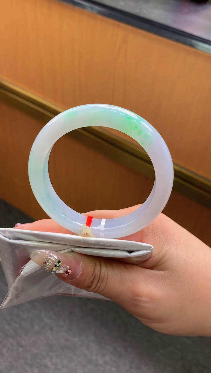 未镶嵌手镯翡翠-F108-正圈56.2