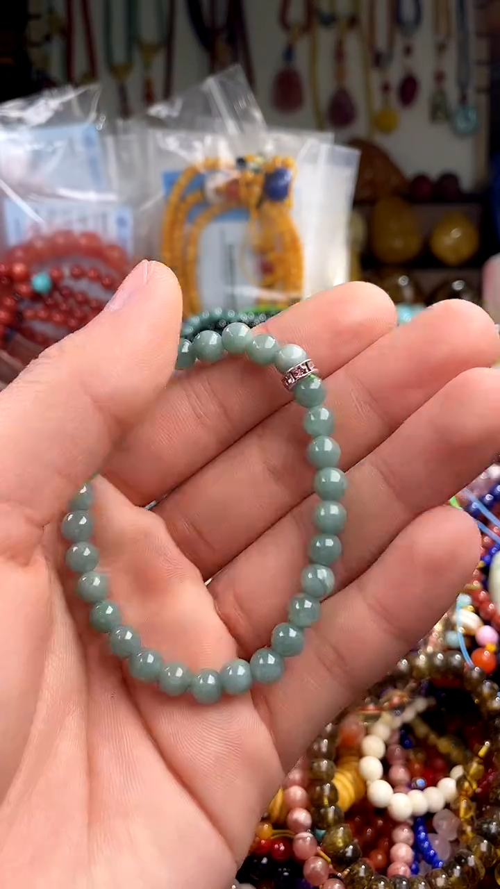【闪购商品】翡翠手链未镶嵌(一物一件)145421