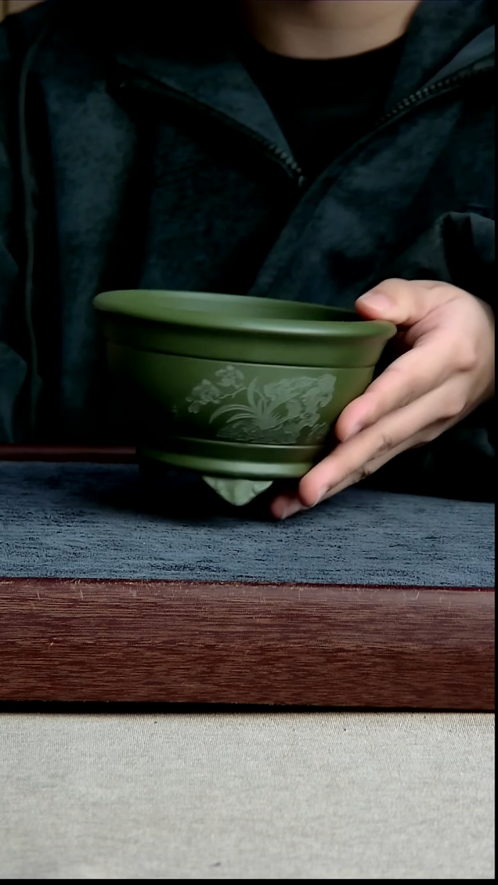 紫砂花盆12*7.5内径尺寸