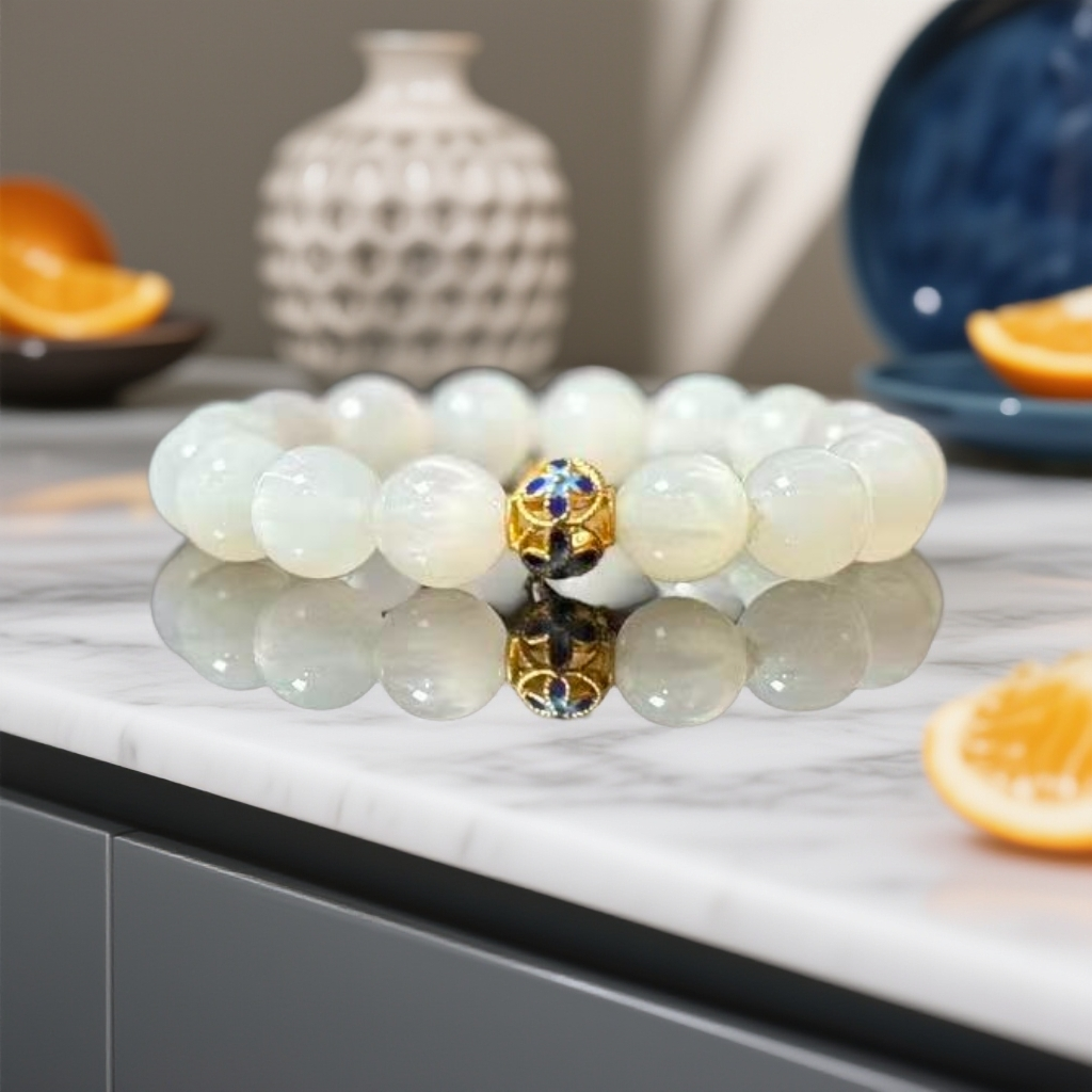 非金属仿珍珠手链 深海瑰宝七彩单圈185【无礼盒】