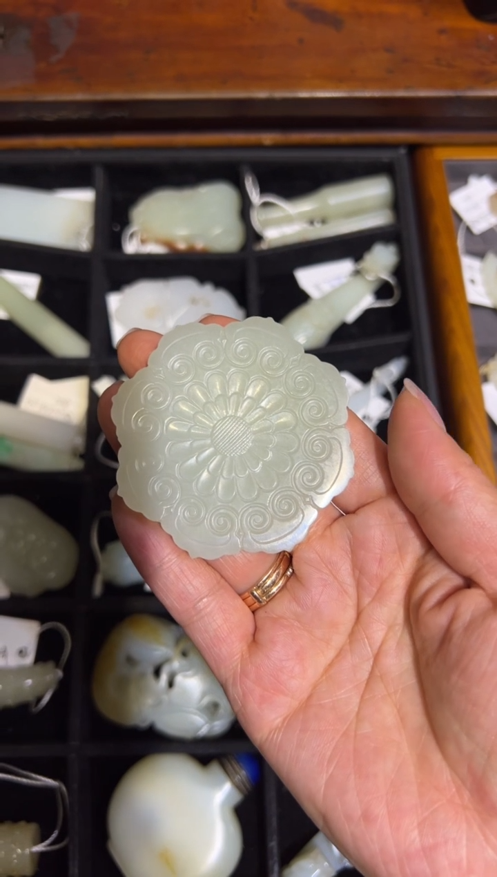 【闪购商品】和田玉山西文物商店将军佩