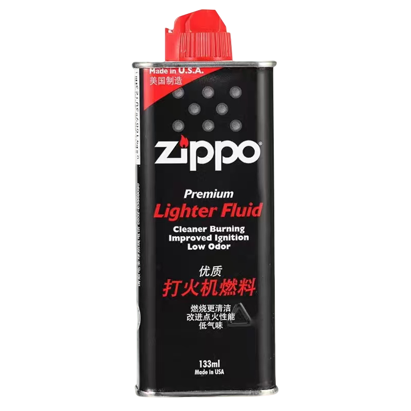 zippo打火机专用火石133ML油棉芯原装正品耗材（火炎）