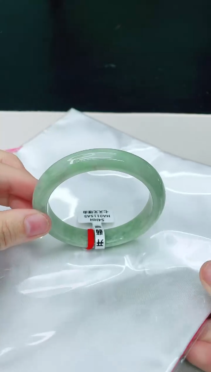 翡翠未镶嵌手镯天然A货翡翠59.6