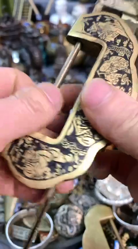 【闪购商品】一物一拍编号百年好合锁