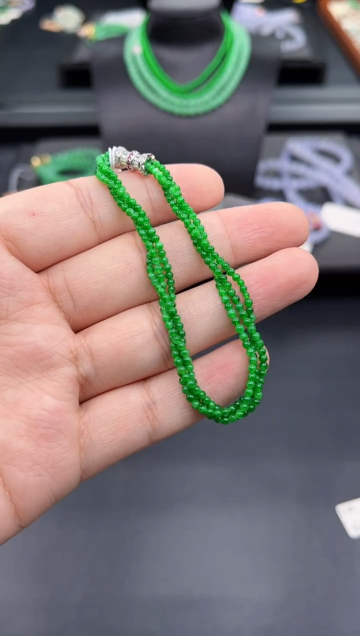 合金手串翡翠多人