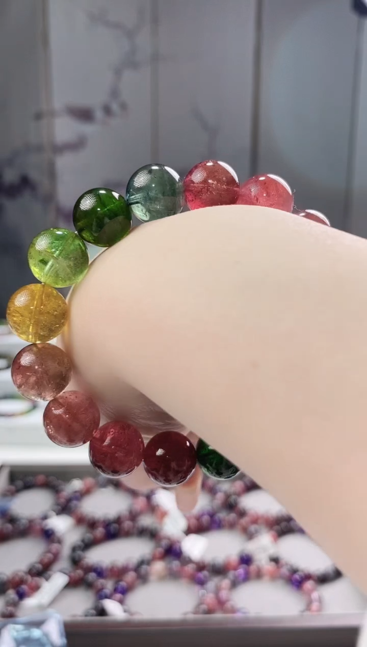 【闪购商品】碧玺单圈12.5*未镶嵌多人多样性发其一