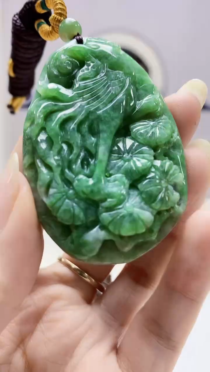 定制翡翠未镶嵌0405DD-毛货挂件40
