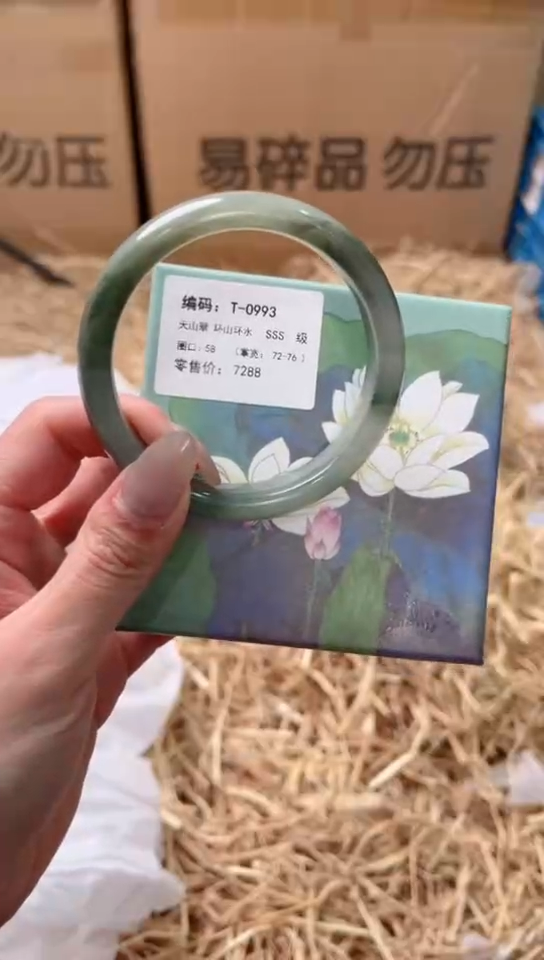 未镶嵌手镯石英质玉T-0993