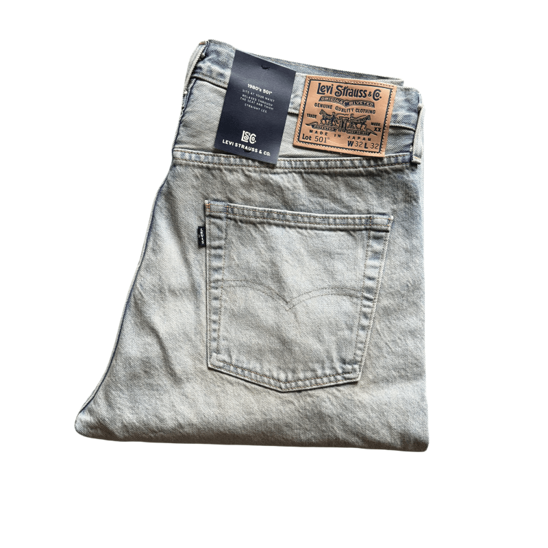 2025年专柜新款 Levi's 501 李维斯日本制蓝牌系列直筒男士牛仔裤