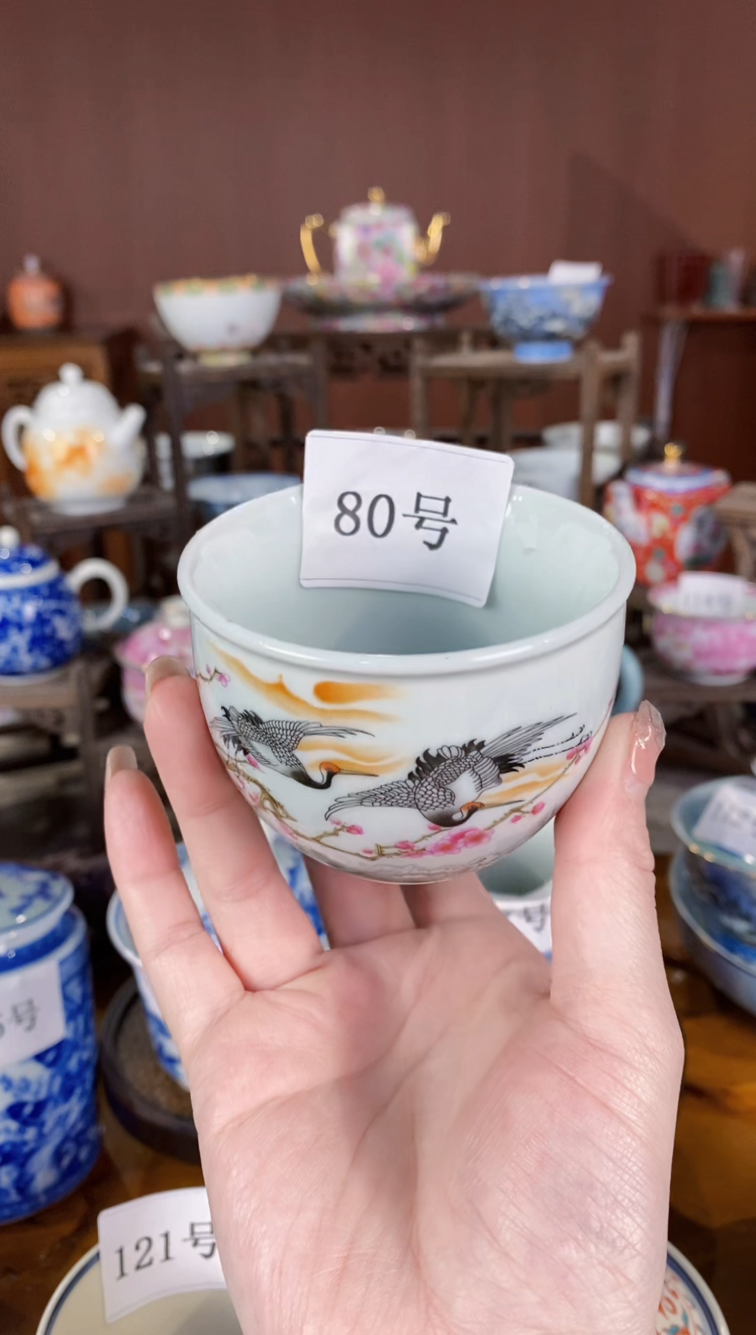 【闪购商品】杯景德镇陶瓷杯一个///80