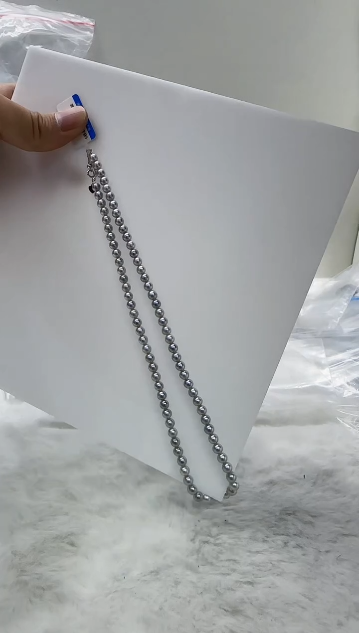 【闪购商品】海水珍珠DA银S925镶嵌t880 灰珠串6【亏】