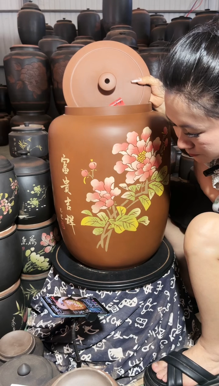 壶完品 水缸 复烧36升 117