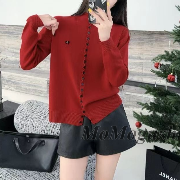 半高领女款韩系针织衫时尚百搭打底宽松毛针织衫套头百搭