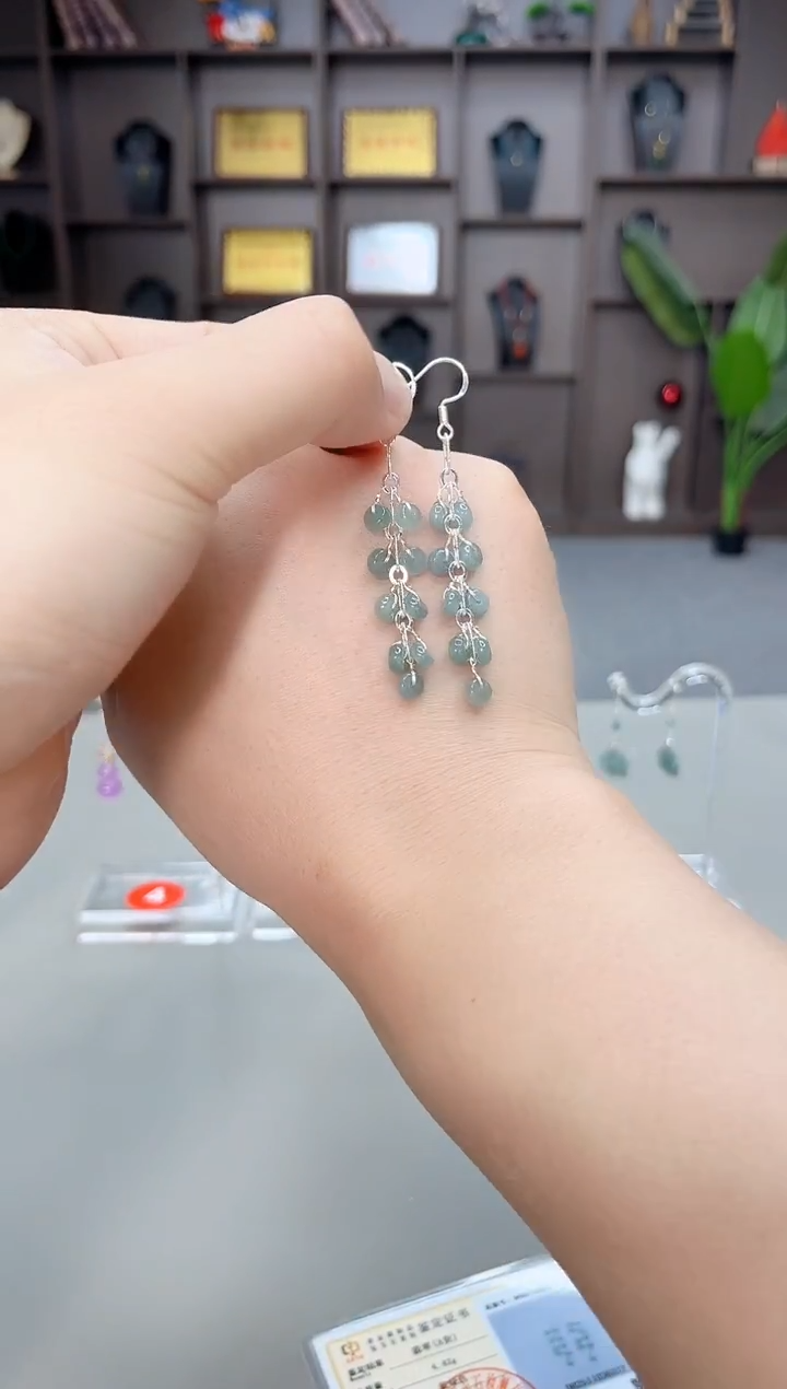 未镶嵌翡翠耳饰911000