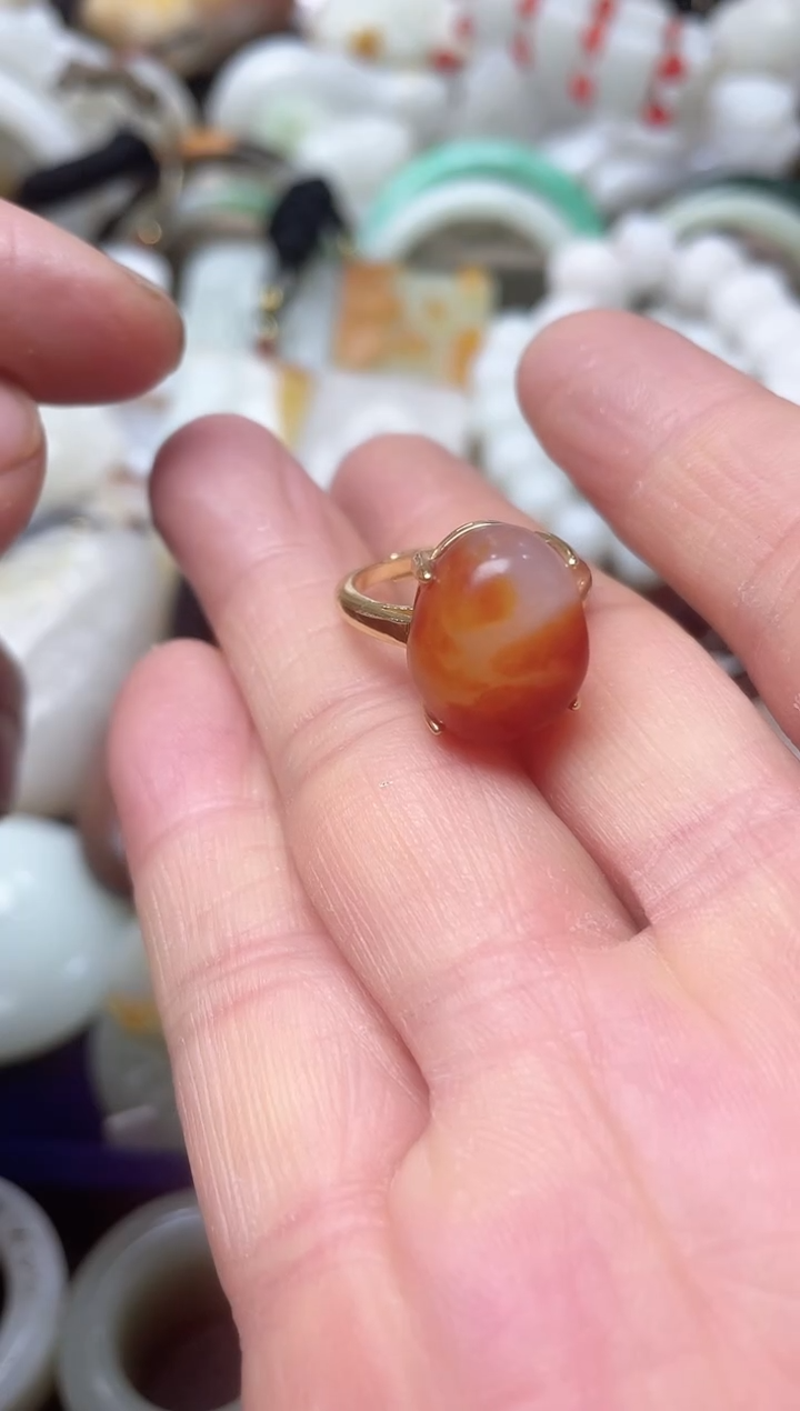 【闪购商品】和田玉戒指未镶嵌戒指