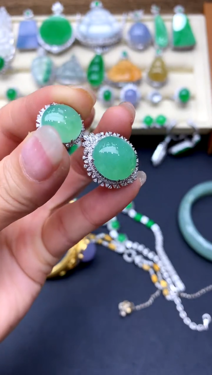 【闪购商品】翡翠颈饰18K金镶嵌451-中国好珍宝