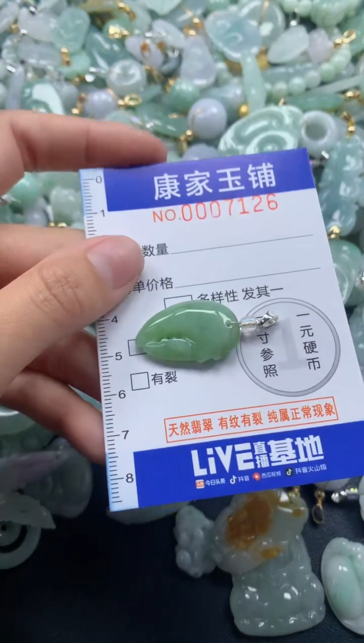 颈饰未镶嵌翡翠7126