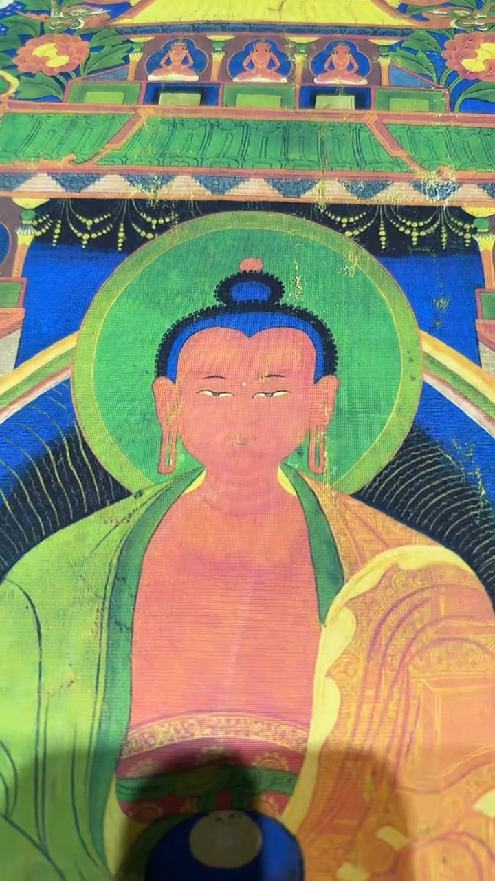 卷轴画【主播精品】高端卷轴画——唐卡AA159阿弥陀佛