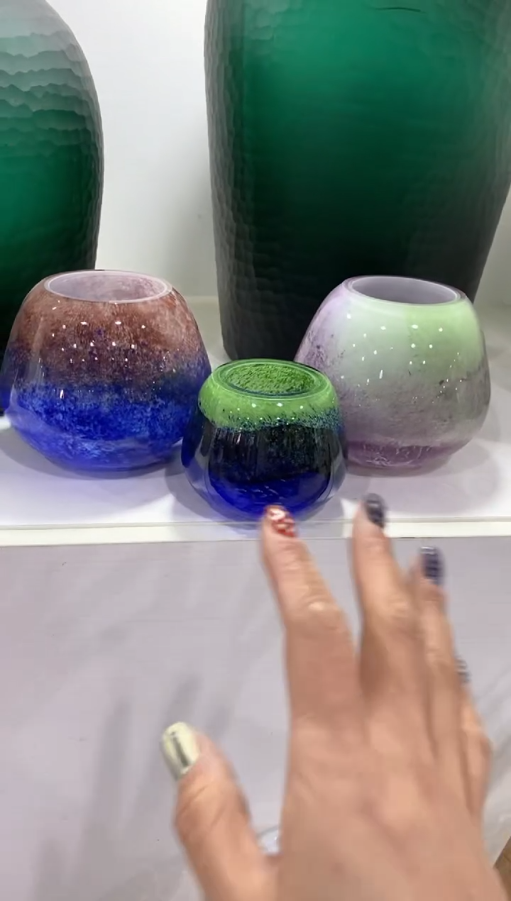 【闪购商品】琉璃慕忆家花瓶一套3