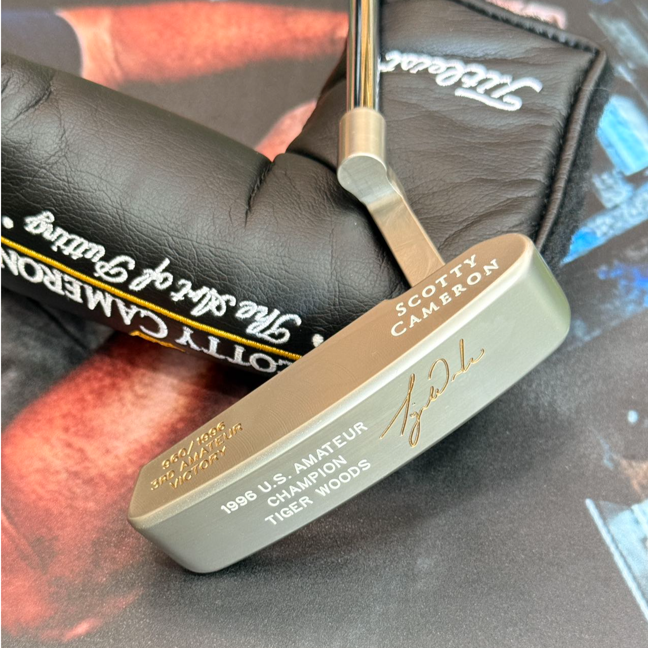 Titleist泰特利斯推杆卡梅隆1996年业余赛老虎泰格伍兹纪念限量款