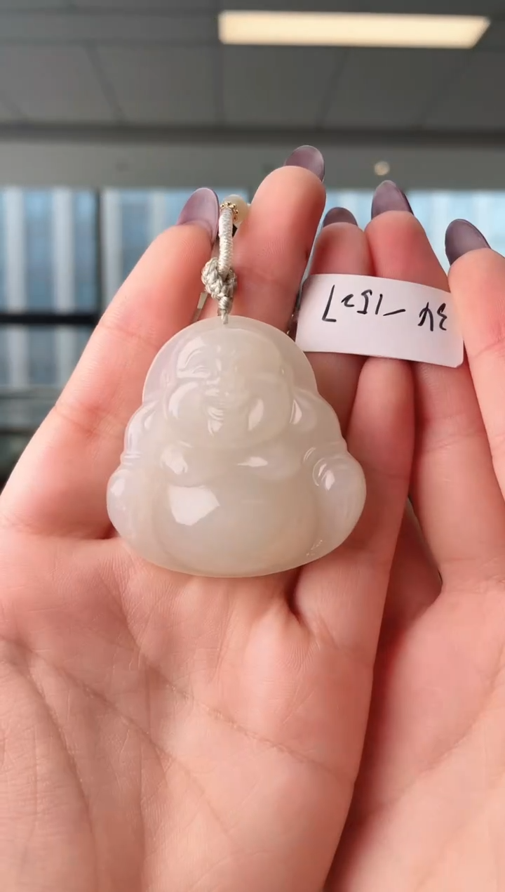 颈饰未镶嵌和田玉佛公 1527