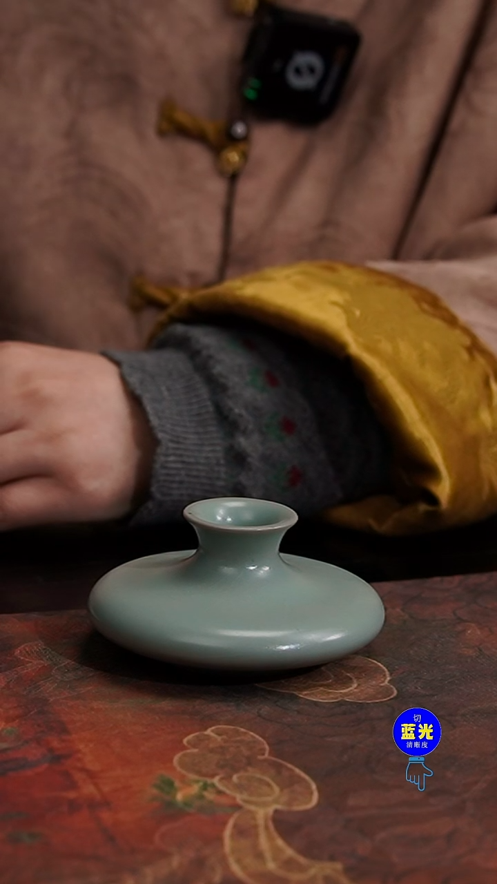 摆件瓷瑕品清凉寺原矿釉静姝盖置187