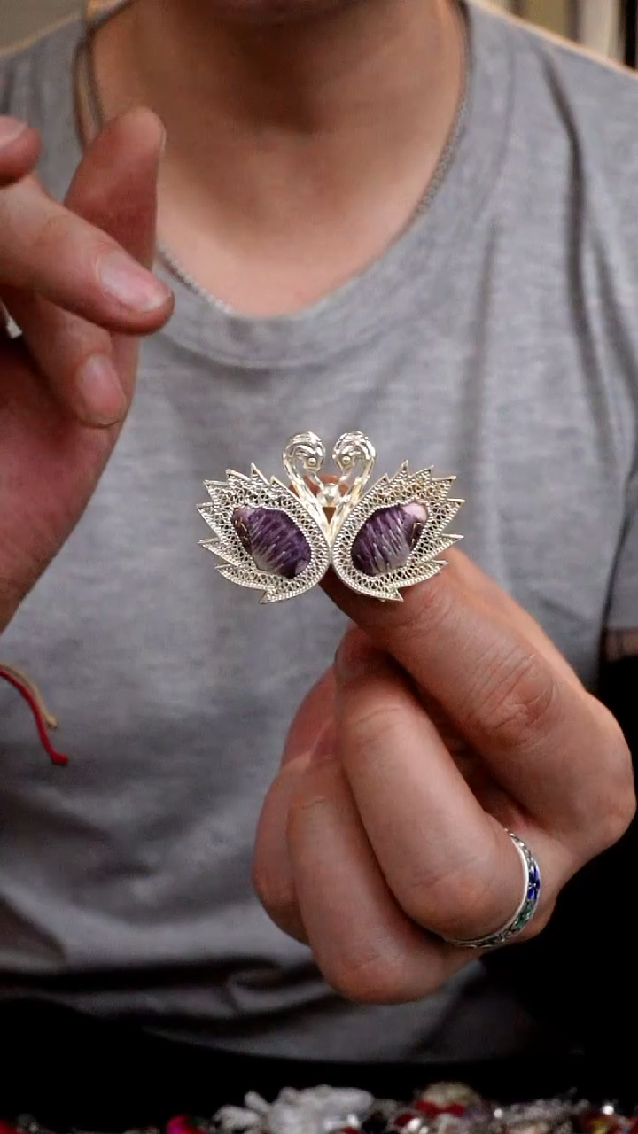 【闪购商品】织绣057非遗手工刺绣胸针