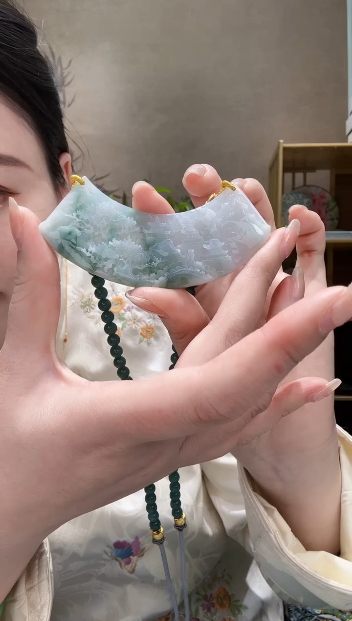 【闪购商品】翡翠耳饰未镶嵌吊坠
