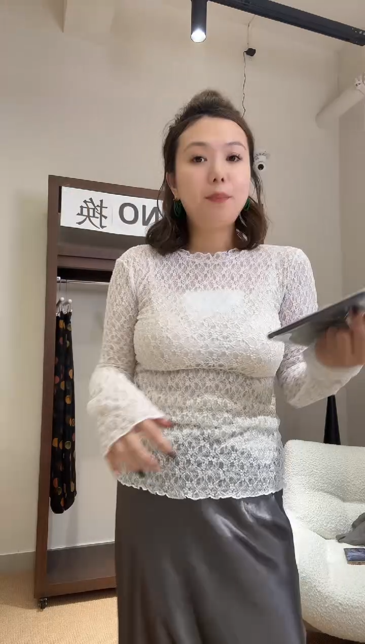 【LT李童NO退换】白色蕾丝打底