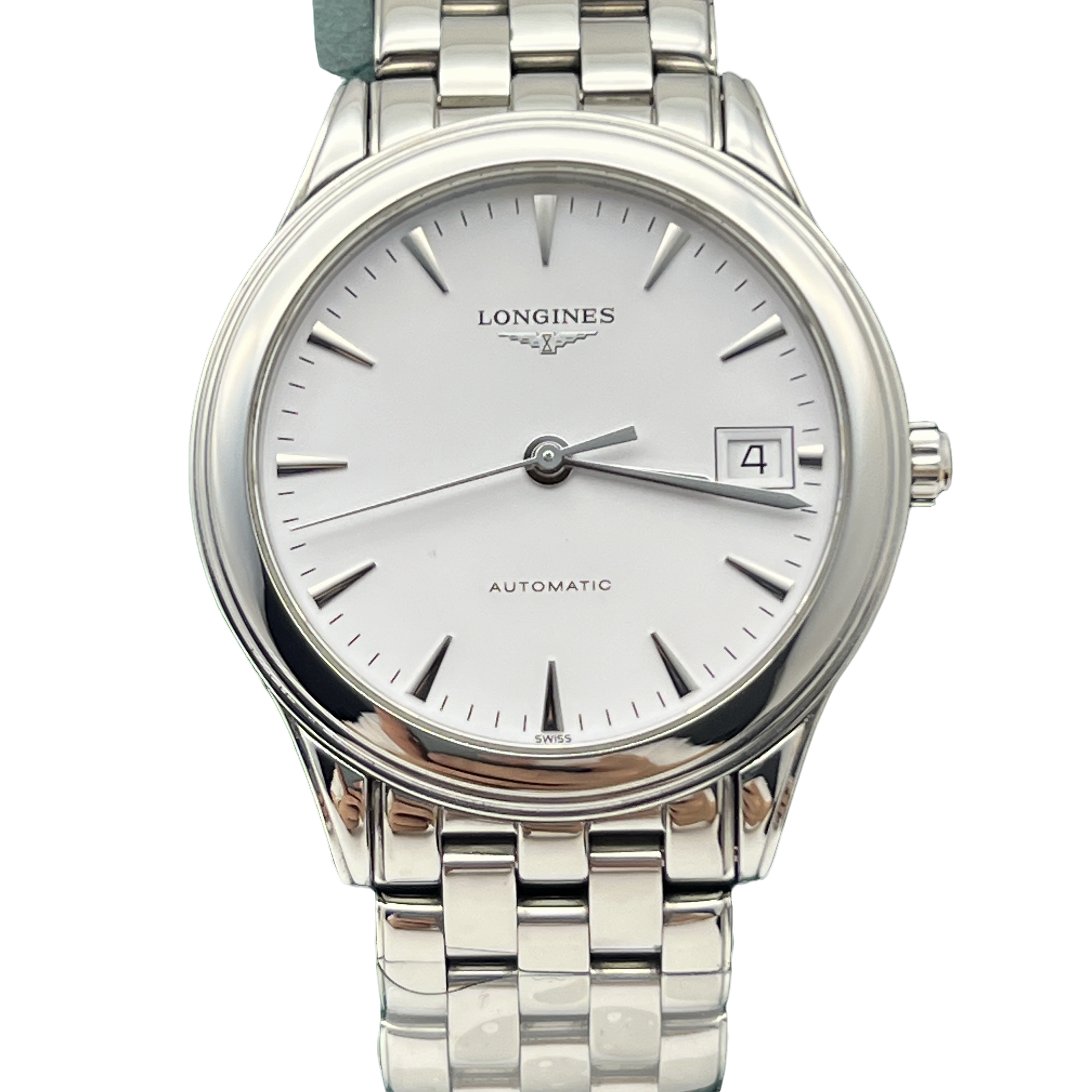 99新 Longines/浪琴 军旗/臻耀/男机械白盘/774/公价12200/35.6MM