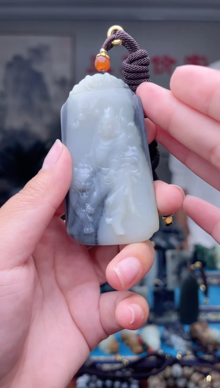 未镶嵌和田玉挂件1