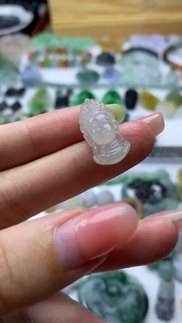 定制翡翠未镶嵌毛货定制不退不换