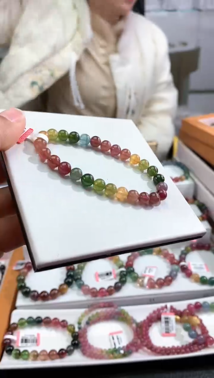 【闪购商品】碧玺手串未镶嵌多样性发一条